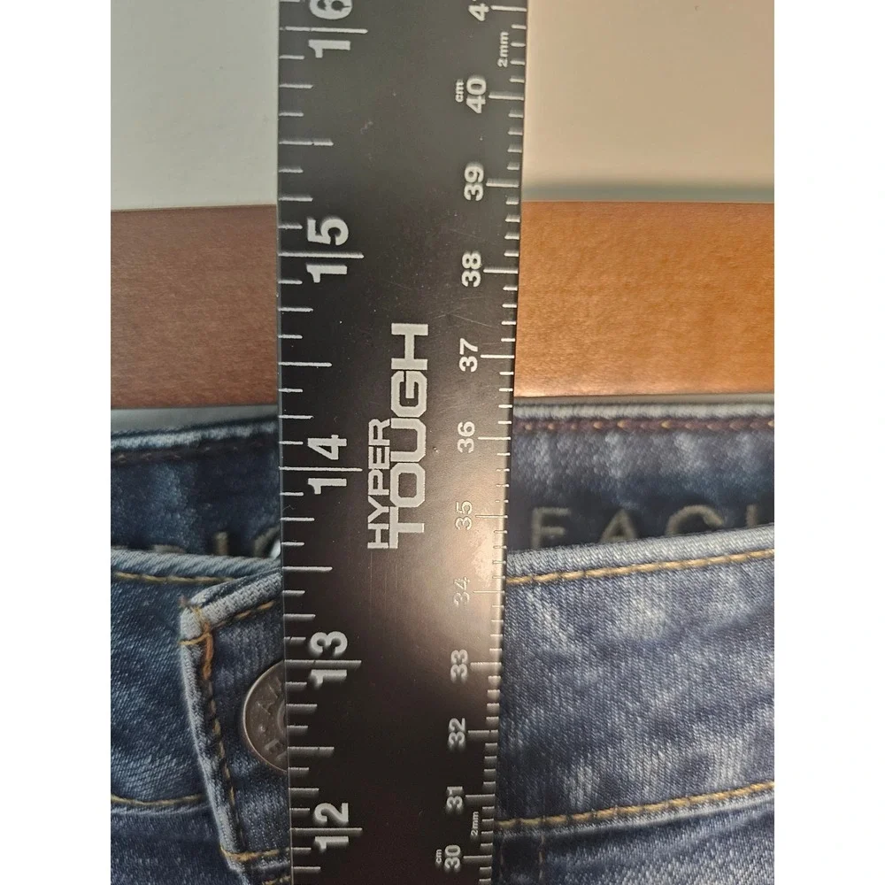 [Rugged] American Eagle Original Straight Jeans Mens 38x32 Dark Wash Airflex+